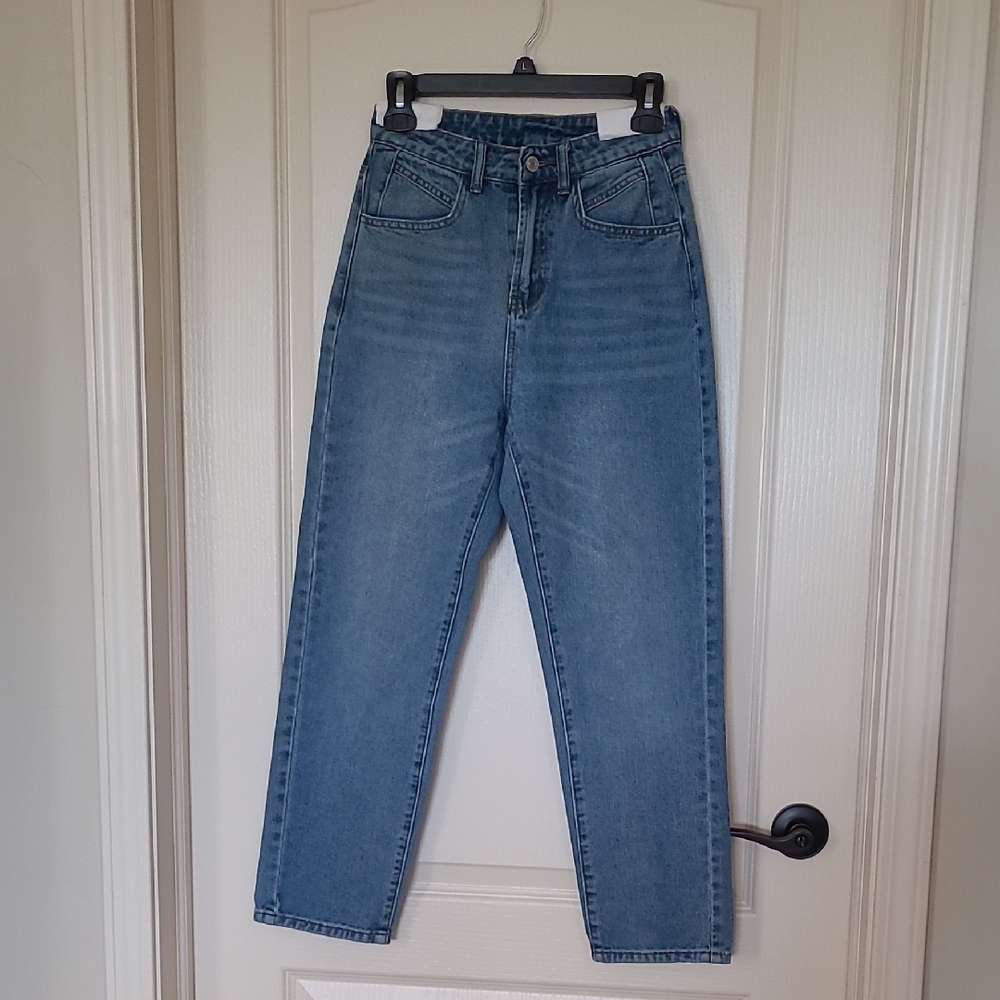 SHEIN Classic Blue High Rise Women's Jeans Size XS (2)